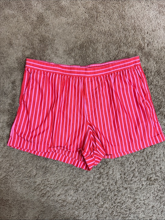 GAP Pants - GAP Poplin Boxer Shorts Red Pink Striped Womens size XXL Casual Summer Lounge
